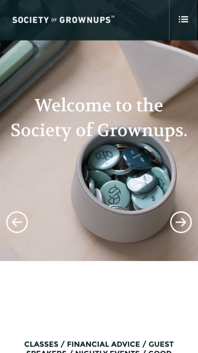 Society of Grownups