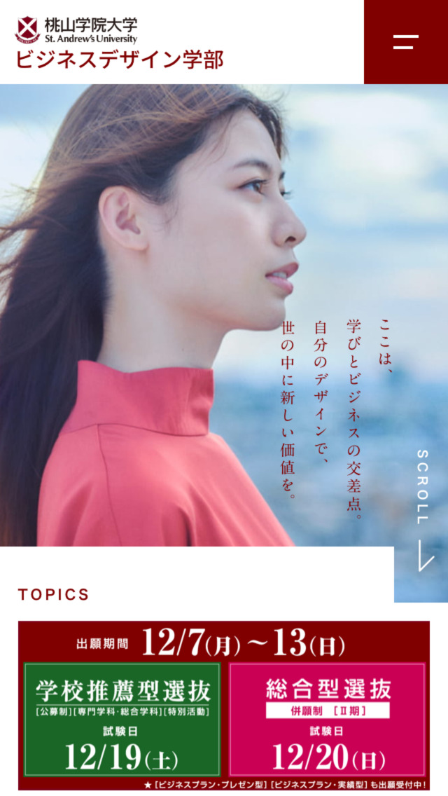 ビジネスデザイン学部｜桃山学院大学